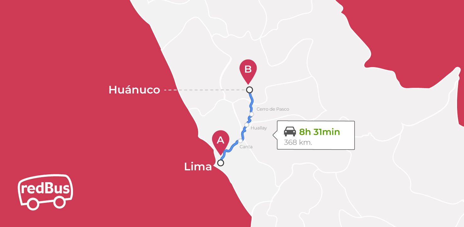 Lima to Huanuco