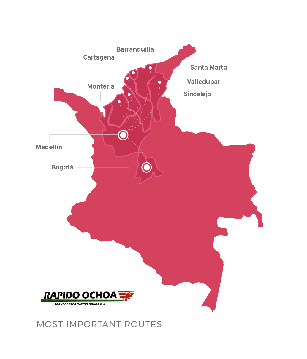 Rapido Ochoa Routes