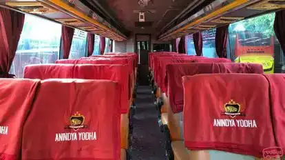 Anindya Yodha Bus-Seats layout Image