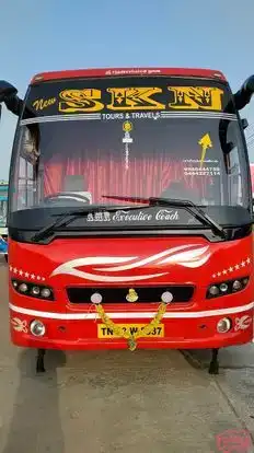New SKN Tours & Travels Bus-Front Image