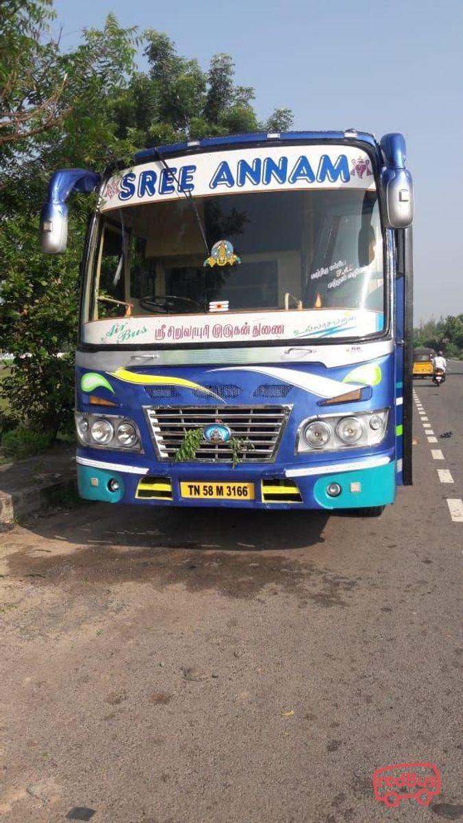 volvo bus from pondicherry to chennai