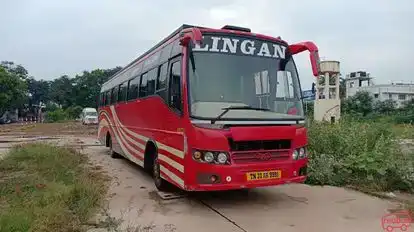 Lingan   Travels Bus-Front Image