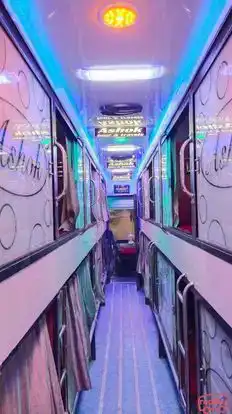 Ashok tour and travels Bus-Seats layout Image