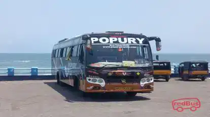 Popury Travels Bus-Front Image