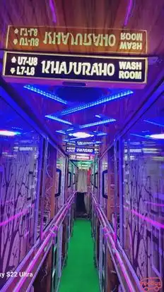 Khajuraho Travels Bus-Seats layout Image