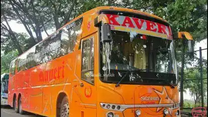 V Kaveri Travels Bus-Front Image