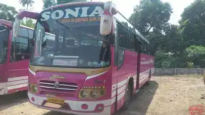 Sonia Travels Bus-Front Image