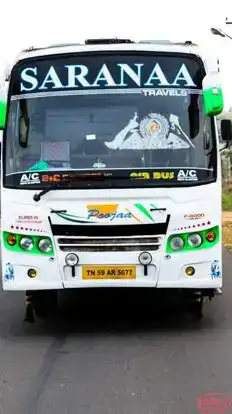 Saranaa Travels Bus-Front Image