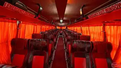 Orange Tours And Travels Bus-Seats layout Image