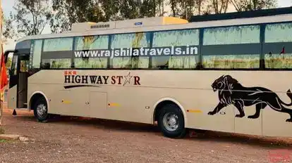 Raj Shila Travels and Cargo Bus-Side Image