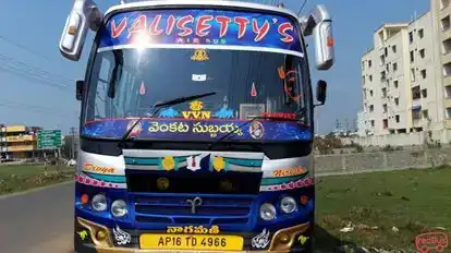 Valisetty Travels Bus-Front Image