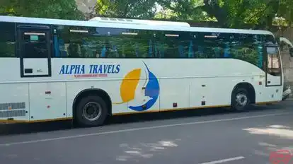Alpha Tour and Travels Bus-Side Image