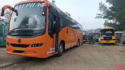 Alpha Tour and Travels Bus-Front Image