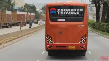 Paradizo travels Bus-Seats layout Image