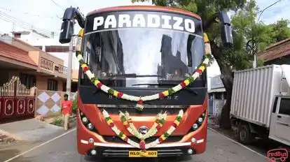 Paradizo travels Bus-Front Image