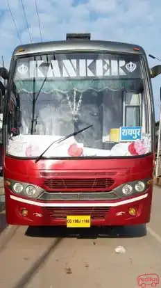 Shakeel Kanker Travels Bus-Front Image