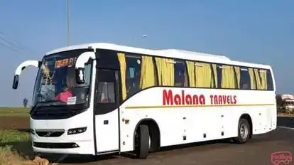 Malana Travels Bus-Front Image
