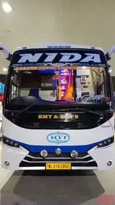 NIDA TOURS & TRAVELS Bus-Front Image