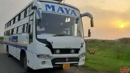 Maya Travels  Bus-Front Image
