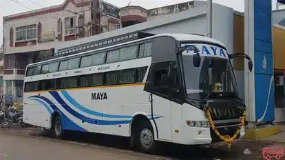 Maya Travels  Bus-Side Image