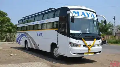 Maya Travels  Bus-Side Image