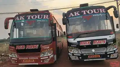 AK Tours & Travels  Bus-Front Image