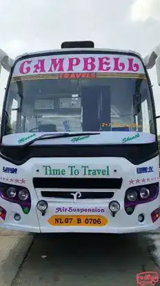 Campbell Travels Bus-Front Image