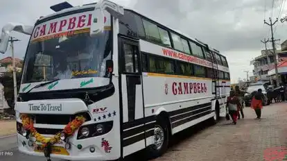 Campbell Travels Bus-Front Image