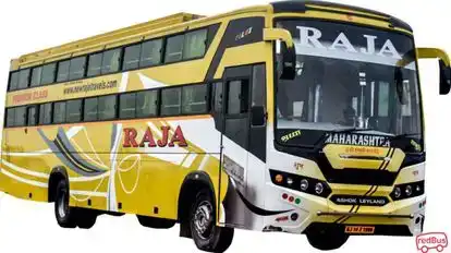 New Raja Travels Bus-Front Image