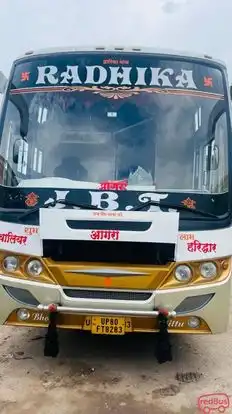JBT Radhika Travels  Bus-Front Image