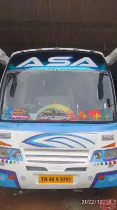 ASA  TOURS AND TRAVELS Bus-Front Image