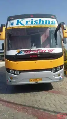 Krishna Parshwanath Travels Bus-Front Image