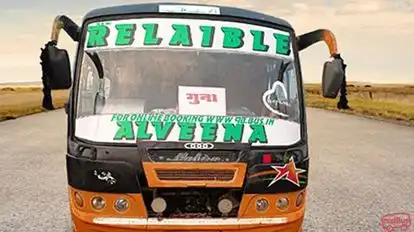 New Reliable Travels Bus-Front Image