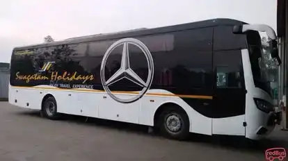 Swagatam Holidays Bus-Side Image