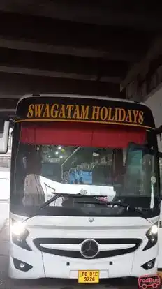 Swagatam Holidays Bus-Front Image