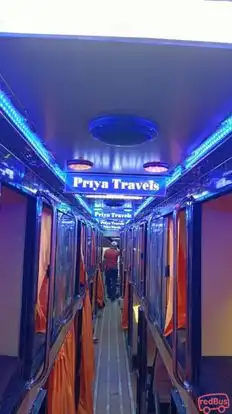 Priya Travels Bus-Seats layout Image