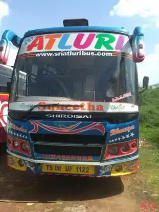 Sri  Atluri Travels Bus-Front Image