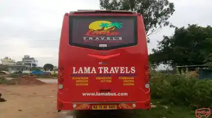 Lama  Travels Bus-Side Image