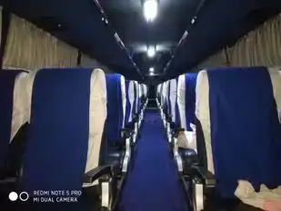 Cochin express Bus-Seats layout Image