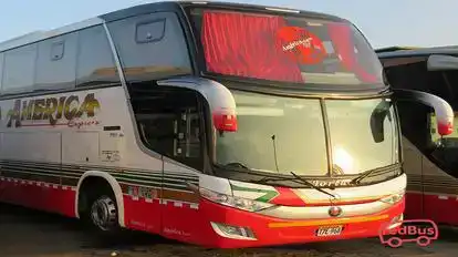America Express Bus-Front Image