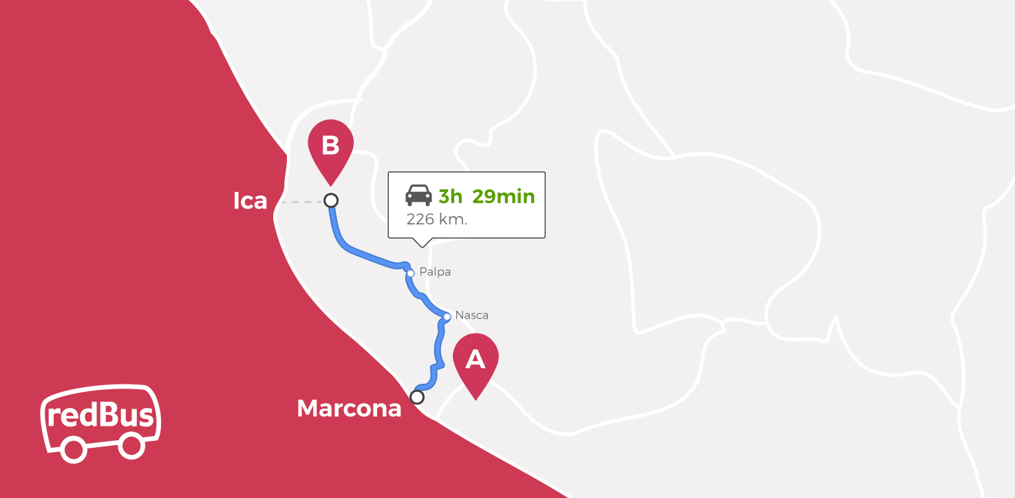 Marcona to Ica