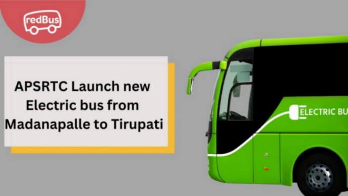 APSRTC Electric Madanapalle to Tirupati Bus