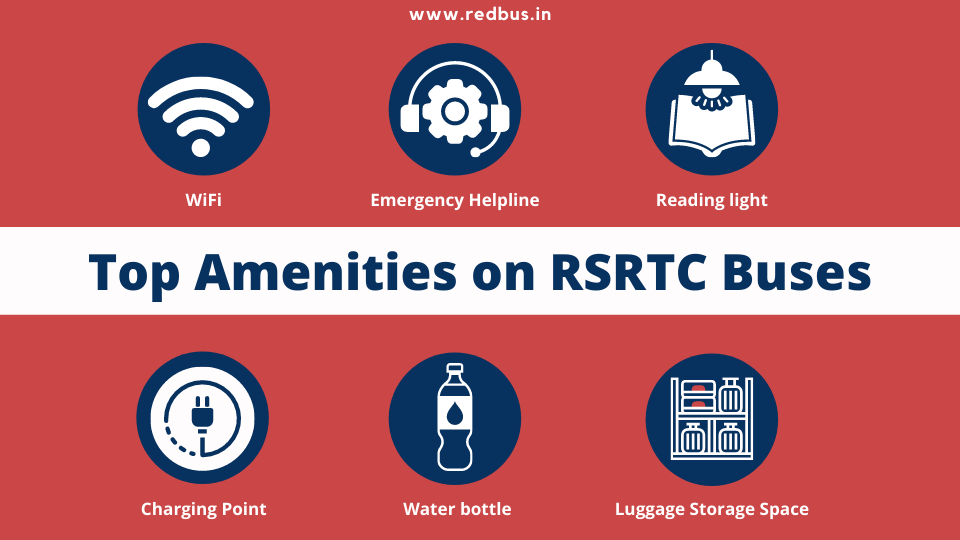 RSRTC - Rajasthan Roadways bus amenities