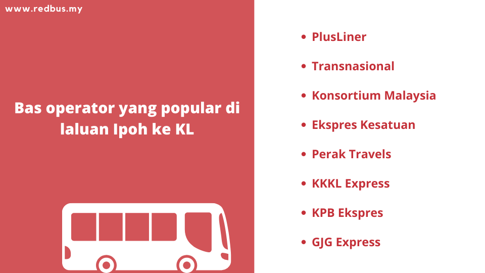 Bas Dari Ipoh Ke Kuala Lumpur Pesan Untuk Diskaun 20 Redbus My