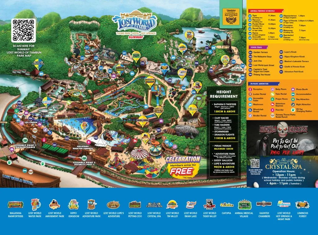 lost world of tambun map