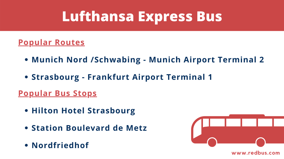 Lufthansa Express Bus Bus Tickets Online | Lufthansa Express Bus bus  schedule, fare, and routes